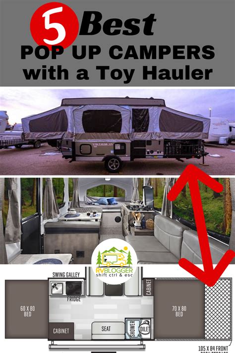 5 Best Pop Up Campers With A Toy Hauler Best Pop Up Campers Pop Up