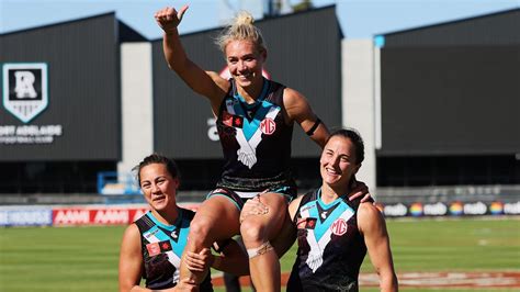 Erin Phillips Last Game Retirement Pictures Port Adelaide Sends Off