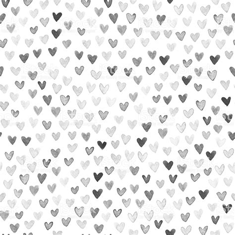 A Collection Of Dark Hearts On White Background Beautiful Abstract