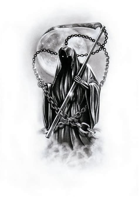 Grim Reaper Tattoo Ideas Music Tattoo Ideas
