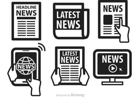 Latest News Icon Breaking News Icons Download Free Vector Icons Noun