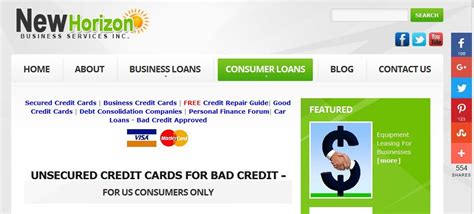 Jun 08, 2021 · the best unsecured cards for bad credit most of these cards allow you to test the waters through a prequalification process that will not hurt your credit score. Unsecured Credit Cards - Bad/NO Credit & Bankruptcy O.K | Consolidate credit card debt, Bad ...