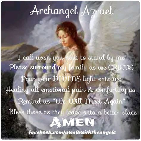 Archangel Azrael Prayer Angel Messages Angel Cards Archangel Azrael