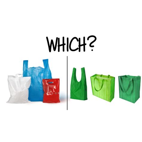 Plastic Bag Vs Reusable Bag Easyecotips