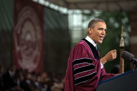 President Obama Delivers The Commencement Address At Morehouse College