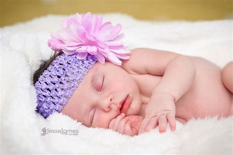 Newborn Picture Of A Little Baby Girl Jessejamesphotographyca