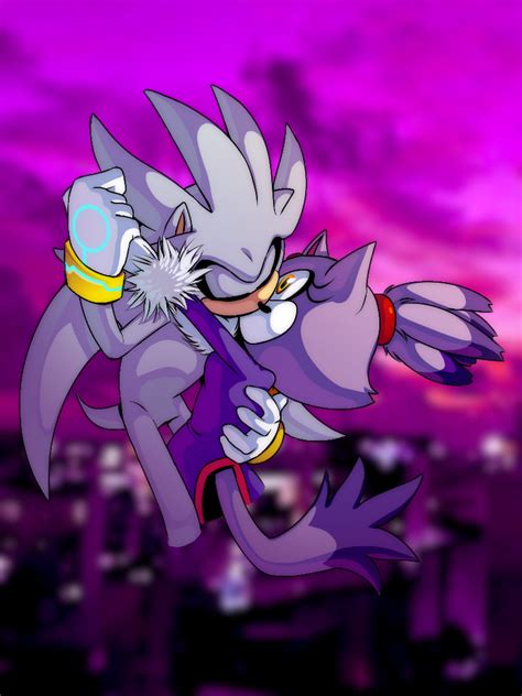 Blaze The Cat Sonic Fan Art Silver The Hedgehog Sonic The Hedgehog Images