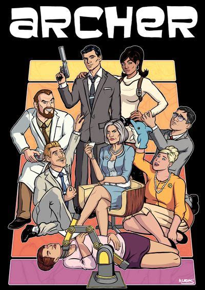 Archer Tv Show Fan Art Archer Cartoon Archer Tv Show Archer Show