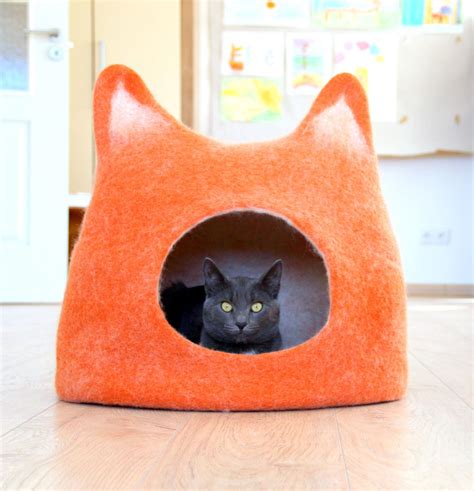 Pet Houses Cat Bed Cat Cave Cat House Pets Basket Handmade Felted