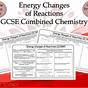 Energy In Reactions Worksheet