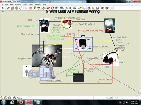 Chinese brand 750w electric atv quad with rear shaft drive. Basic Wiring Setup Enthusiast Community Diagram For Chinese 110 Atv I Will Attempt To Wire My ...