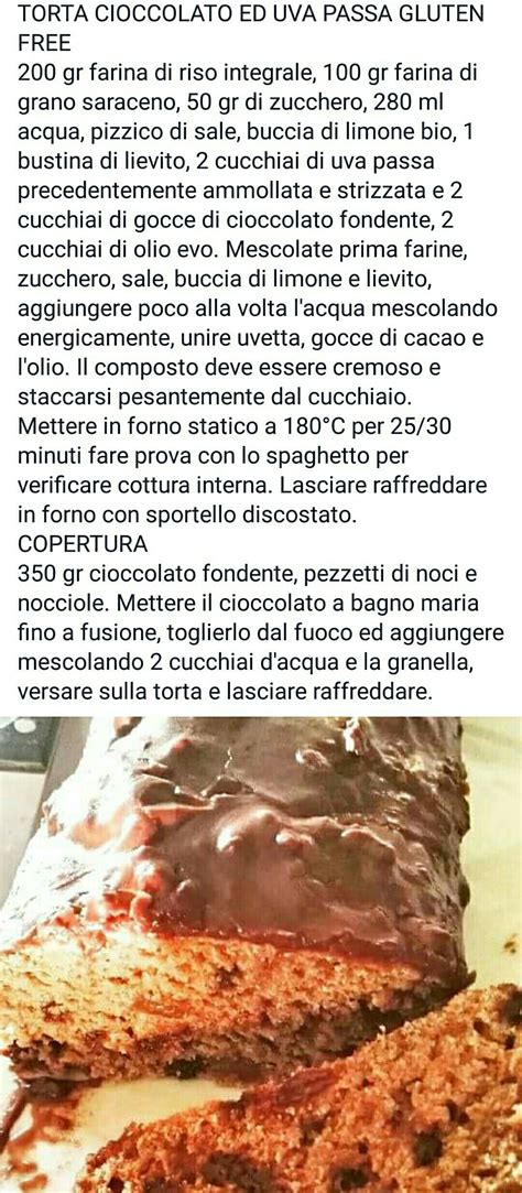 Torta di ricotta con uva passa. Torta cioccolato e uva passa | Uva, Grano saraceno, Cioccolato