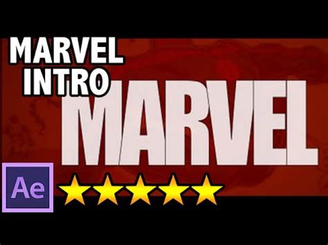 Free intro template for after effects. Free 2D Intro #64 | Marvel Studios Identity | Free After ...