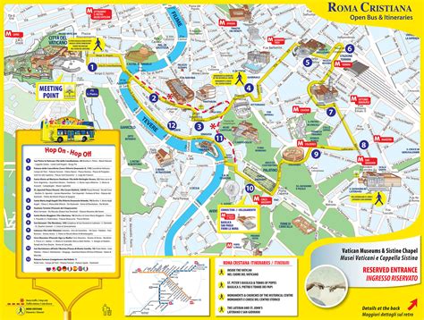 Plan Et Carte Touristique De Rome Monuments Et Circuits