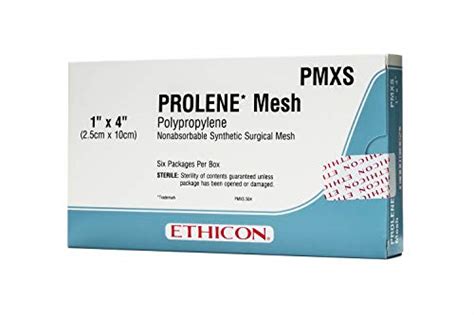 Ethicon Prolene Polypropylene Mesh Pmxs Non Absorbable Hernia Mesh 1