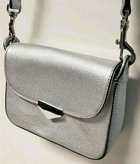 Inc International Concepts Metallic Silver Small Shoulder Purse Handbag