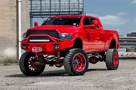American Force Custom Painted Rims On Lifted Ram Show Truck —