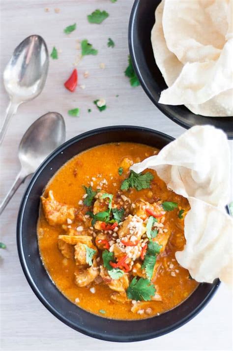 She used to make chicken curry in pressure cooker. Pressure Cooker Chicken Korma Curry Recipe | My Sugar Free ...