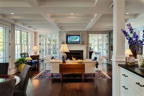 Loving life's adventure doesn't mean you can't be introspective. Hills Beach Cottage - Beach Style - Living Room - Portland ...