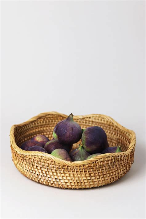 Scallop Rattan Woven Basket Sun And Day Shop Reviews On Judgeme