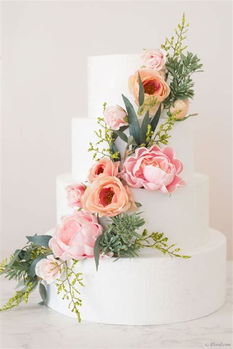 How To Use Silk Flowers On A Wedding Cake Robert Knox Torta Nuziale