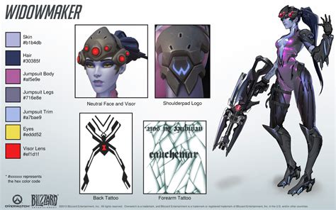 Widowmaker Overwatch Close Look At Model Overwatch Hero Concepts