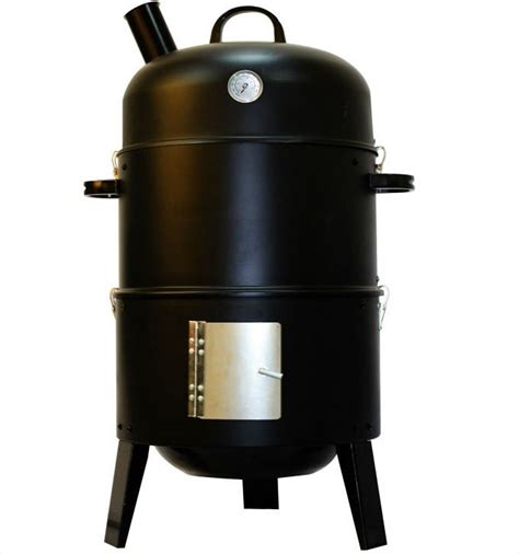 Use your charcoal grill as smoker: China 16" Charcoal Water Smoker BBQ Grill with Smoke Stack ...