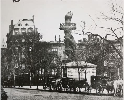 Statue Of Liberty Arm Displayed In Madison Square Park Circa 1880 Nyc