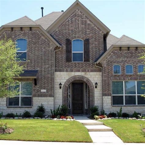 Get ideas for your new home exterior style, in the short video with tons of brick home exterior photos. Top 50 Best Brick And Stone Exterior Ideas - Cladding Designs