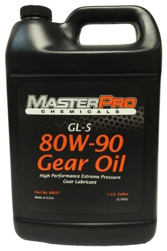 Masterpro Gear Oil 80w 90 1 Gallon 80037 Oreilly Auto Parts