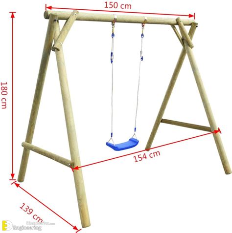 Standard Useful Swing Seat Dimensions Engineering Discoveries