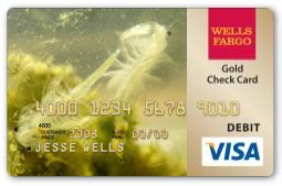 Wells fargo debit card or business check card can be used to withdraw money or pay for purchases when you are outside the united states. My Cup Of Tea: Custom Wells Fargo Card