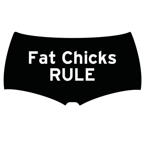 Hipsters Fat Chicks Rule Underkläder