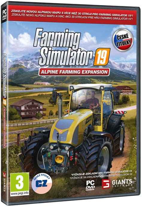 Farming Simulator 19 Rozšíření Alpine Farming Cz Pc Filmgame