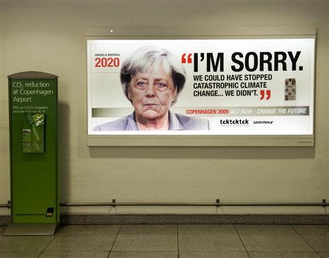 Greenpeace exists because this fragile earth deserves a voice. Greenpeace, tck Outdoor Advert By Arc: Angela Markel | Ads ...