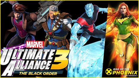 Marvel Ultimate Alliance 3 Dlc Xmen Gameplay Rise Of The Phoenix