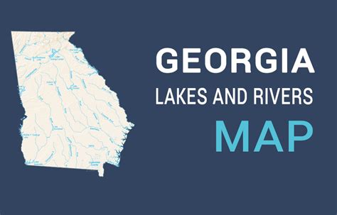 Lakes In Georgia Map Table Rock Lake Map