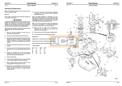 Jcb Loadall Series 520 50 525 50 525 50s Loadall Service Repair Manual