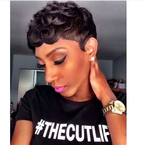 Short Pin Curl Hairstyles For Black Hair Hairstyle Guides