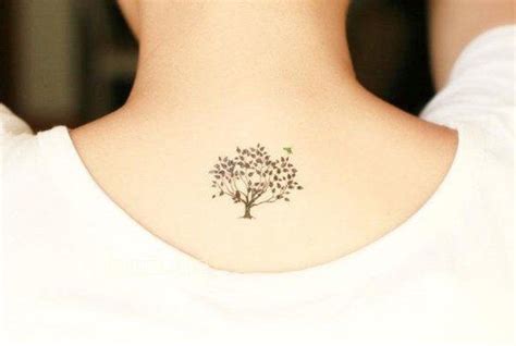 Bodhi Tree Tattoo On Back Neck Entertainmentmesh