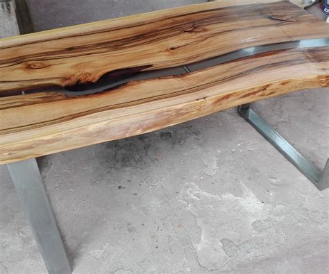 They don't cost you anything extra and help to support while the epoxy cured, i started working on the table legs. Epoxy River Coffee Table : 14 Steps (with Pictures ...