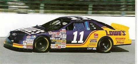 Nascar drivers teams and sponsors. #11 Lowes Ford | Nascar cars, Nascar, Race cars