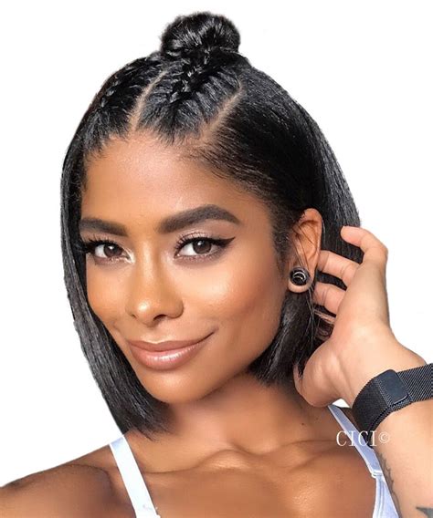 All length& color on sale · high quality & low price Short Straight Bob Style 360 Lace Frontal Wigs 150% ...