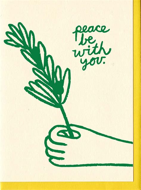Peace Be With You Card — Gratitude Hot Yoga