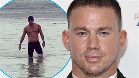 Channing Tatum Shows Off Hunky Swimmers Body After Grueling 2 Mile