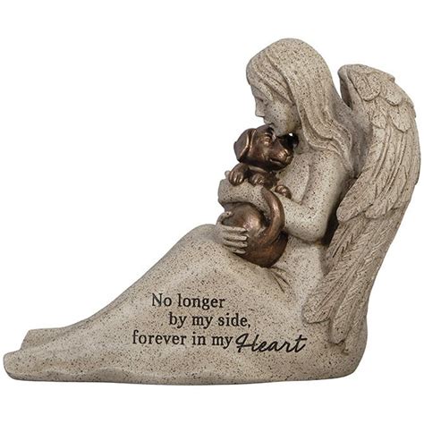 Angel With Dog Figurine Angel T Delivery Palm Beach Florida