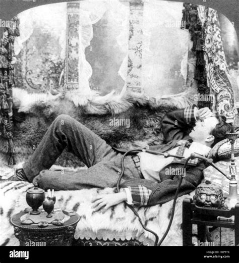 Opium Den 1904 Stock Photo Alamy