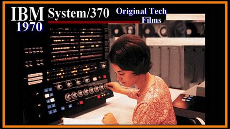 Computer History Ibm System370 Mainframe Original Technical