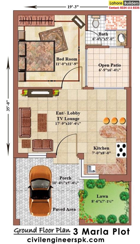 House Plans & Front Elevation Designs for 3, 4, 5, 6, 7, 8 ...
