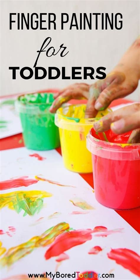 Finger Painting With Toddlers My Bored Toddler